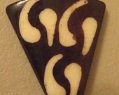Arrowhead Shaped Pendant with Primitive Markings--Free Shipping in U.S.