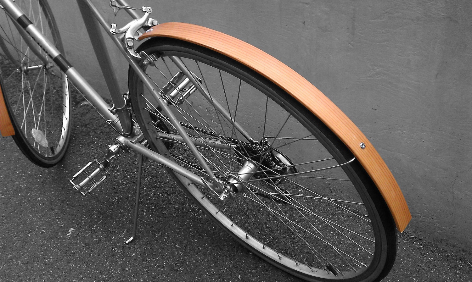 RE-cycle   Reclaimed Wood Bike Fender