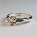 Pink Emerald (Genuine), 1.50 carats x 7.5mm, Round Cut, Sterling Silver Ring