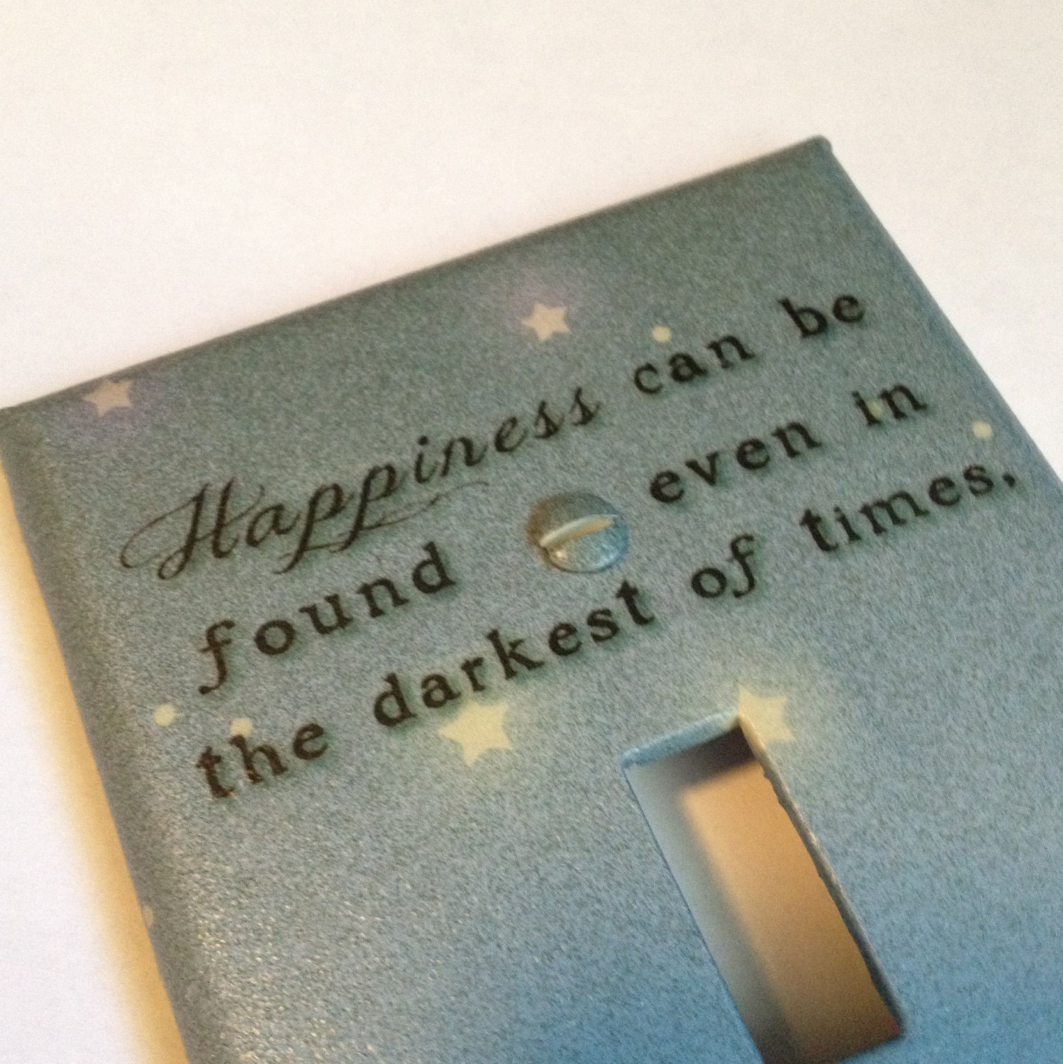 Harry Potter Inspired "Turn On The Light" Switch Plate