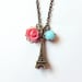 Glimpse of Paris: eiffel tower necklace -Valentine's Gift