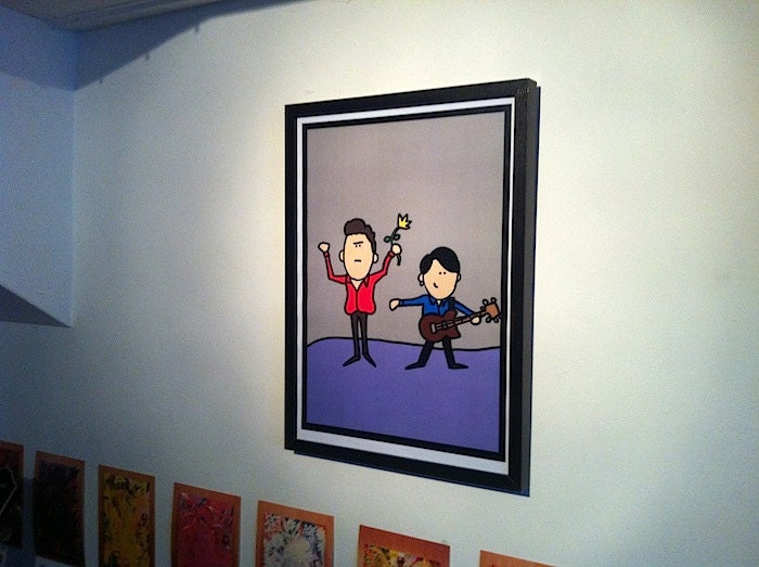 THE SMITHS POSTER - A3 Poster of Morrissey and Marr from The Smiths - original pop art print