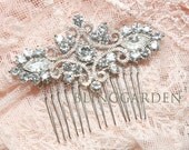 3.2" Vintage Style crystals Wedding Bridal Dress Buckle Hair Comb/Brooch BRH00412