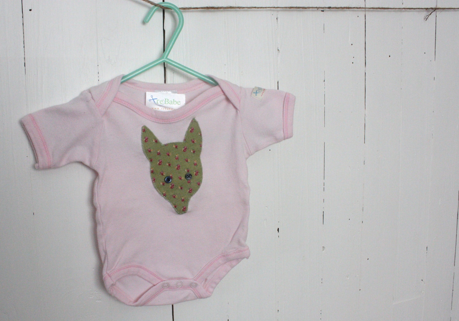 Eco-Friendly Onesies: FOX, HIPPO, ELEPHANT... 3 months (Sold Separately)