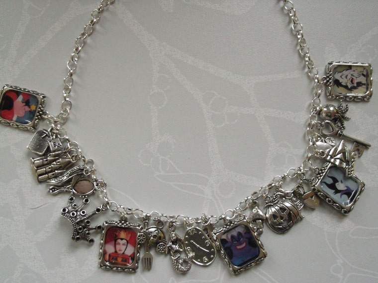 Poor Unfortunate Souls Disney Villains Charm Necklace