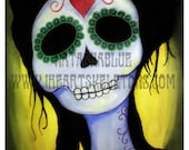 Day of the Dead - Dia de los Muertos Isabella Sugar Skull Print