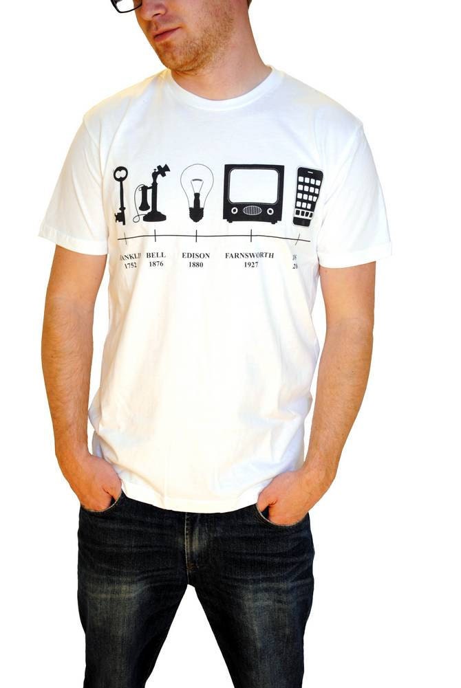 10 DOLLAR TEE's... Limited Time FREE Shipping, Mens Custom Steve Jobs Changed the World- Artist Designed Mens Sml