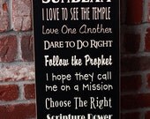 Primary Songs Subway Art - Wooden sign