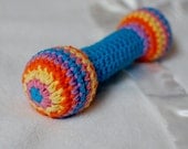 Immediate Download - Baby Clutch Toy/Rattle Crochet Pattern (also makes a great pet toy)