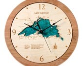 Lake Superior Collection: Wood Clock