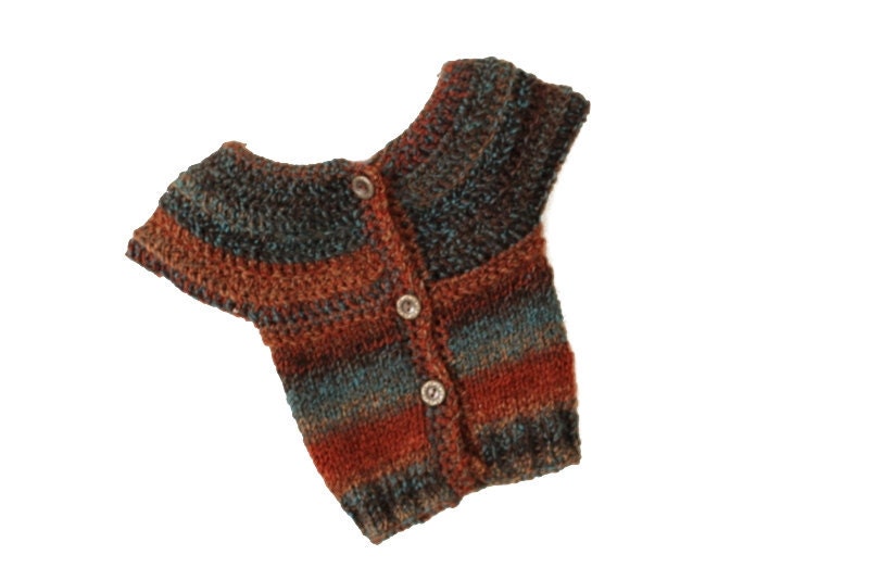 Pattern: Crochet and Knitted Sweater, Overcoat/Jacket SIzes-3Months to 3T