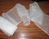 9 Yards X 5"  White Wedding Nylon Edging/Trim