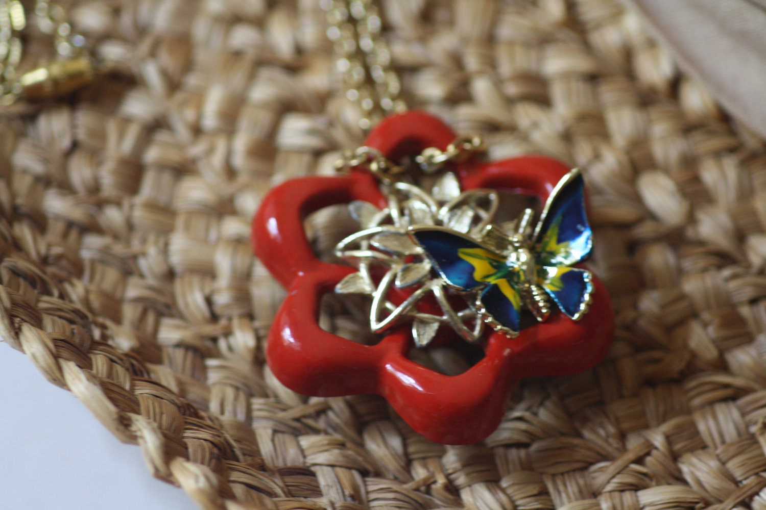 Necklace Industrial Garden Pendant