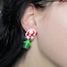 Piranha Plant earrings inspired from Mario Brothers