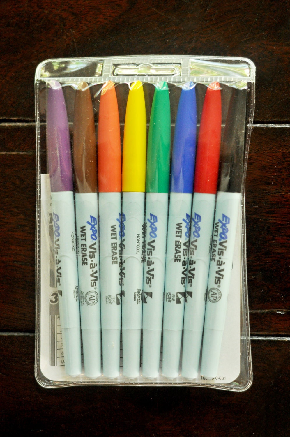 WET Erase Colored Expo Markers: Quantity 8