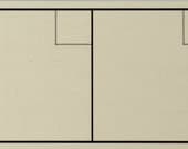 6 Week Dry/Wet Erase CALENDAR KIT. Cream Linen.  Frame not included.