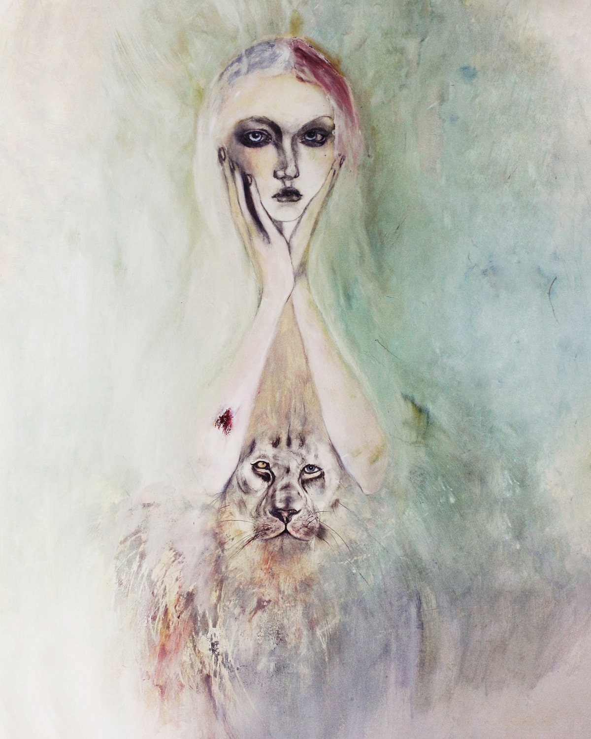 Zachary and Rose, An 11" x 14"  Print By: Allison Harvard