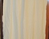 Washed White Linen Curtain Panel