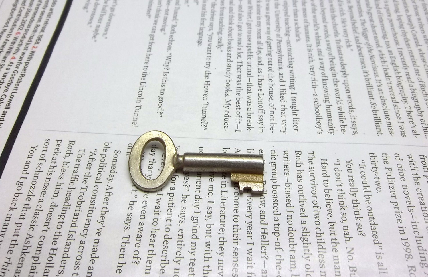 Vintage Tubular Lock Key Skeleton Key Steampunk