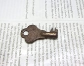 Vintage Small Tubular Lock Key Steampunk Gothic