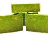 Cold Process Bar Soap Granny Smith Green Apple Handmade Exfoliating