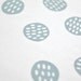 seedpods in overcast on bone quilting cotton handprinted fabric panel grey blue green