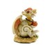 Vintage Dragon Figurine, Enchantica Chuckwalla, Dragon Decor, Fantasy Decor, 1980s Vintage Collectible England Hand Painted Orange Gold