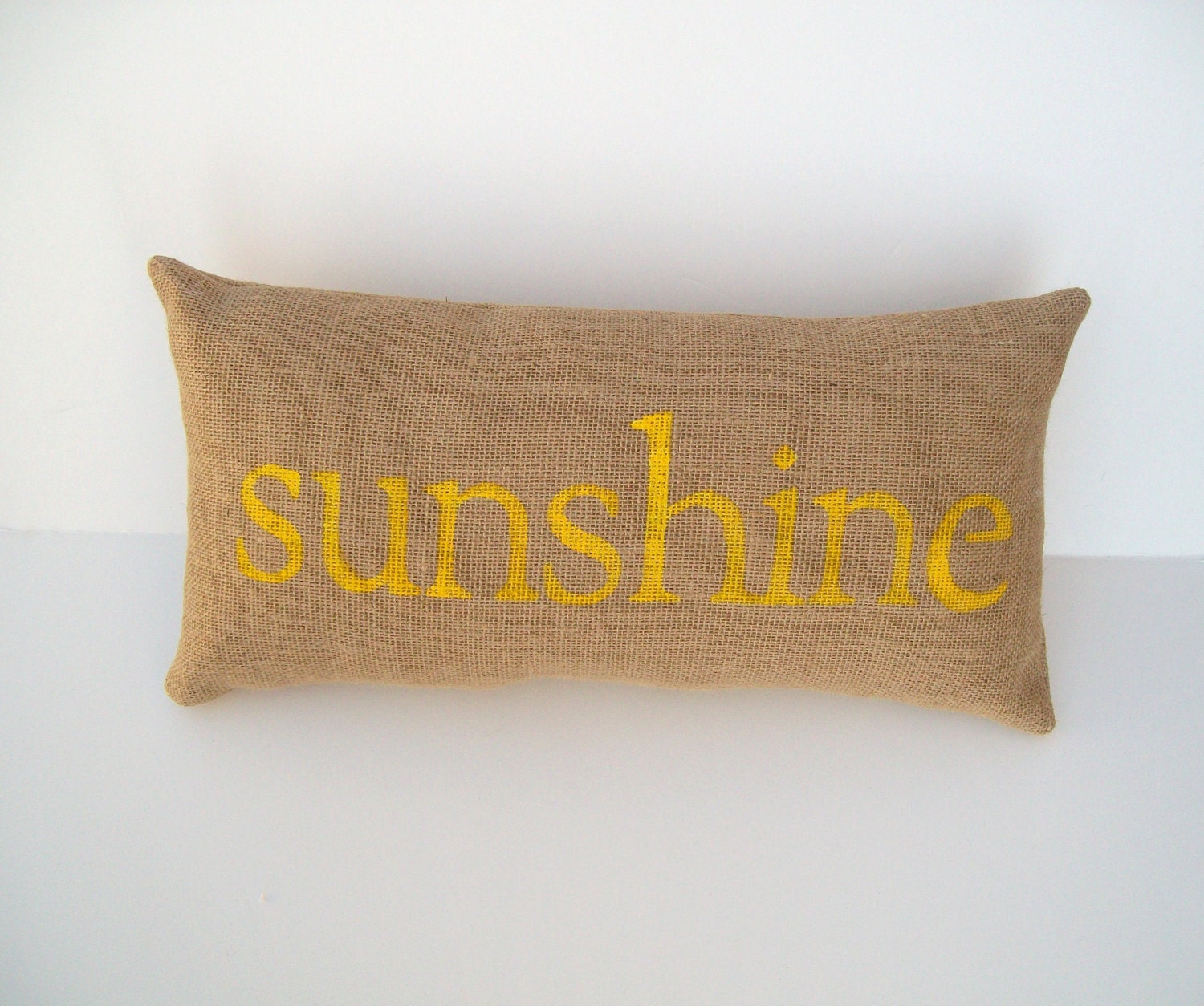 burlap beach pillows, SURF SUNSHINE BEACH word pillows, set of 3, child's theme room decor, summer beach house decor