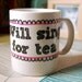 Bird Will Sing For Tea Mug - Hand Drawn