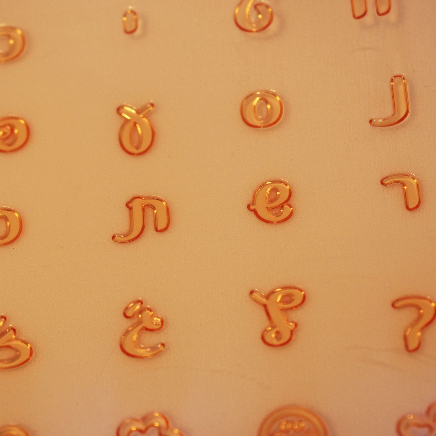 0.5 cm high for a letter - Choose your Set of Alphabet polymer stamps. Deep bright black stamps. Specially for polymer clay.