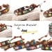 Leather wrap bracelet. Surprise leather bracelet (one layer). Mix of gemstones . Summer jewelry. Autumn colors. WSC1v001