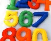 Fabric Number Toy Set 0-9
