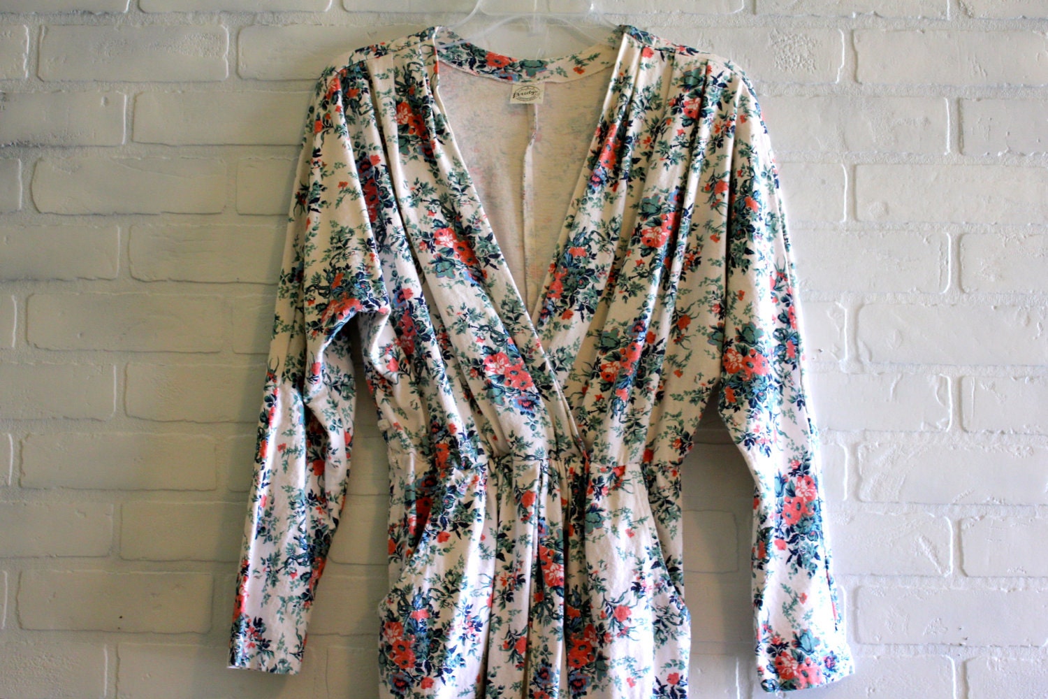 vintage 80's floral print jumper