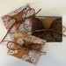 LAST SET - 3 Handmade Mini Envelopes with "MERCI" cards