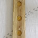 Wood Candle Holder - reclaimed birch wood rustic log split wood center piece hosting eco table LCH113