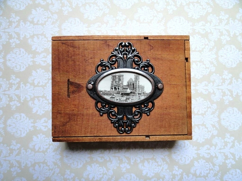 Steampunk Decorative Box - Nortre Dame Box - Decorative Box - Victorian Decor - Jewelry Box - French Decorative Box