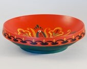 Rosmaling Wood Bowl Norway