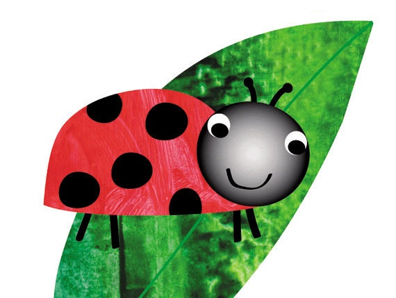Art for children, baby nursery decor, nursery wall art,Baby print,baby art,Nursery Art Print,ladybug print, girl wall art-8x10 Nursery Print