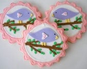Adorable Custom Bird Cookies