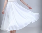 snow white/women dress/ long/chiffon/pearl/lace/custom made