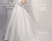 Reserved for Elizabeth/ Zoe/wedding gown/women clothing/dress/long/silk/lace/elegant/custom made/ALL SIZE
