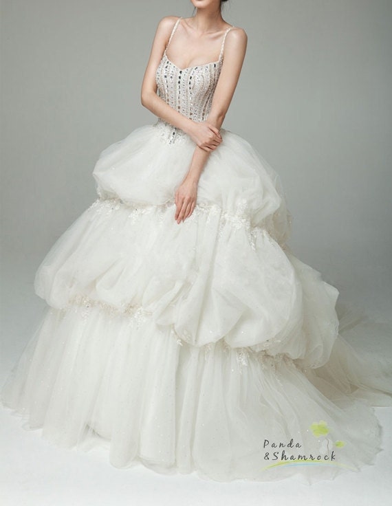 Sara/wedding gown/women clothing/bridal dress/long/vintage style/lace/custom made/ALL SIZE