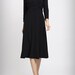 Spring elegance/women dress/V neck/below knee/long sleeves