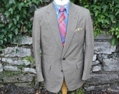 SALE Olive Green Vintage Haspel Blazer 42 Regular