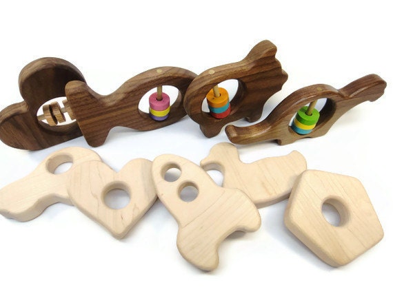 Baby Toy Rattle and Teether - Pick your own combination