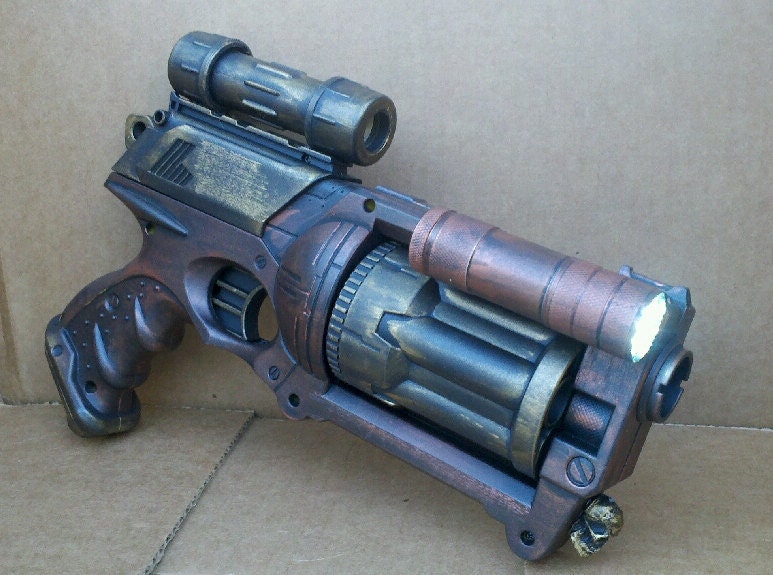 Big Red - STEAMPUNK NERF MAVERICK - Pirate Post Apocalyptic Nerf Gun