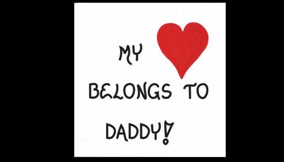 Father Magnet, Quote of love for Daddy, Dad, Pop, red heart design, magnetic saying