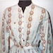 1850-60s Cream Cotton Work Dress