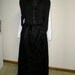 1889-90 Dress with Heavily Beaded Skirt