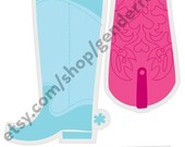 Cowboy or Cowgirl Gender Reveal Party Printable Digital Decor Package
